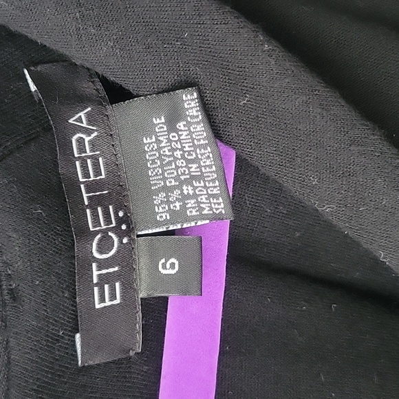 Etcetera Long Sleeve Black Dress - Picture 3 of 6